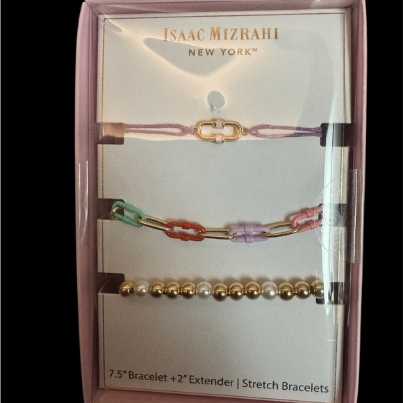 Isaac Mizrahi Multicolor Stretch Bracelets Set - Picture 1 of 1
